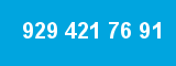 929 421 76 91 929 421 76 91
